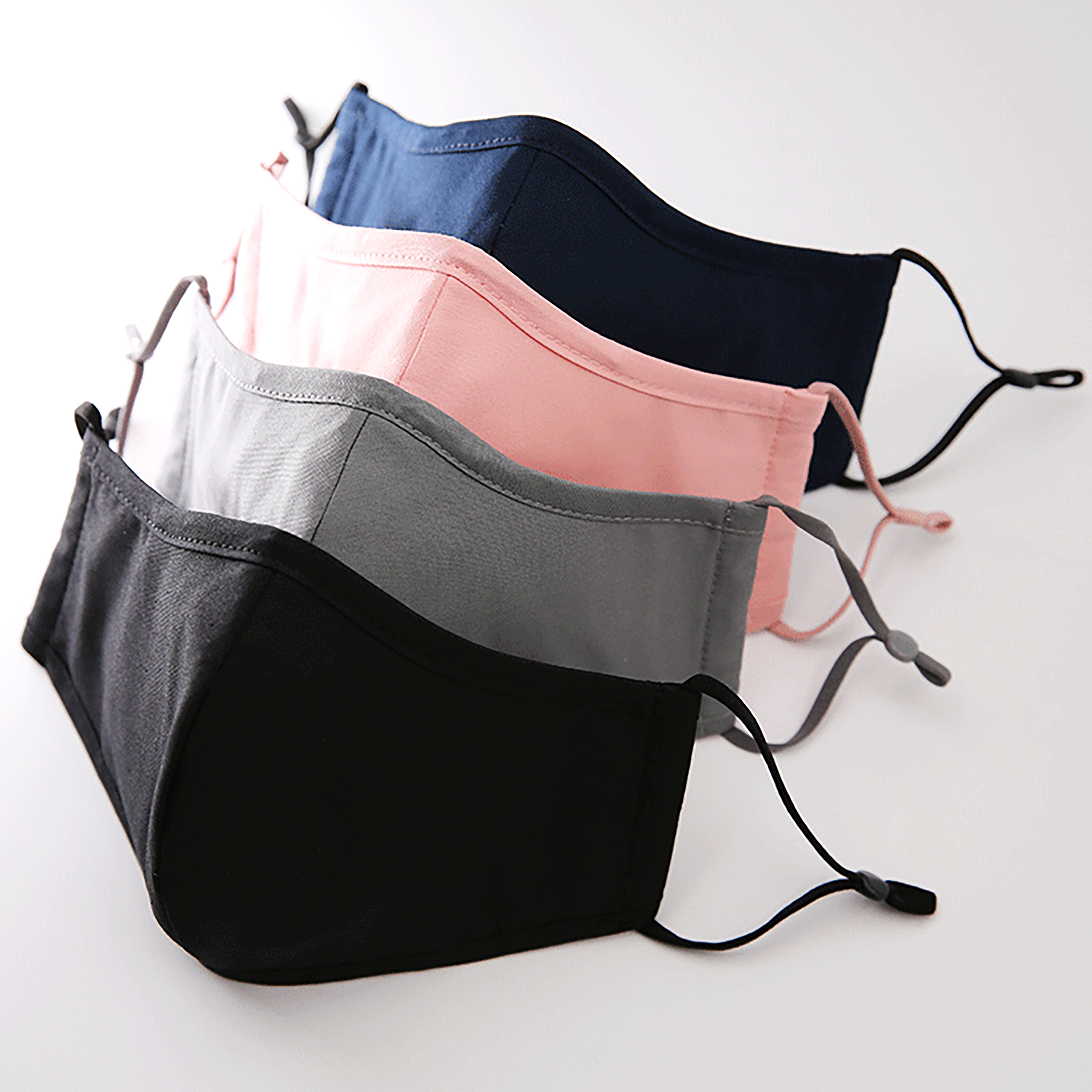 Cloth Face Mask Washable - 4 Styles New Upgrade Cotton Face