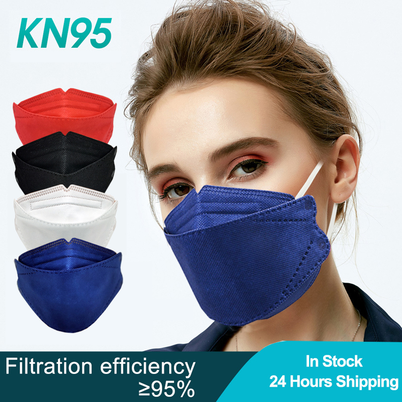 Kn95 Respirator Mask - Quality 4 Layers Colors Mascarillas fpp2