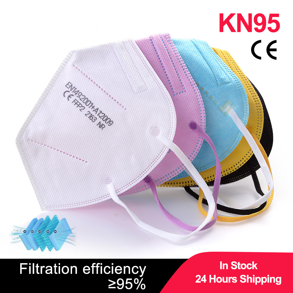 100pcs Kids mascarillas fpp2 B - Black Face Mask Pack บทวิจารณ์และราคา