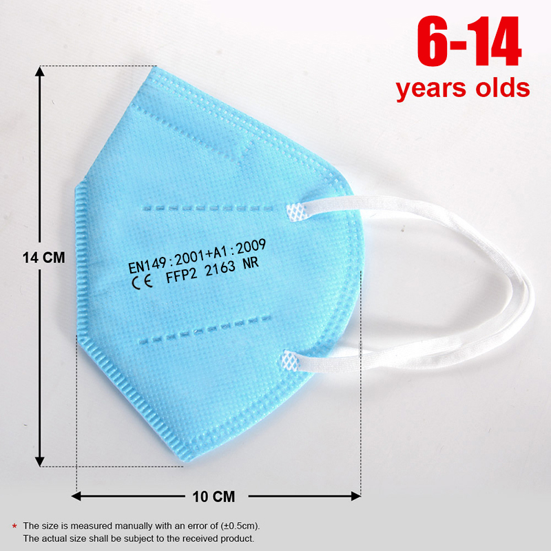 100pcs Kids mascarillas fpp2 B - Black Face Mask Pack บทวิจารณ์และราคา