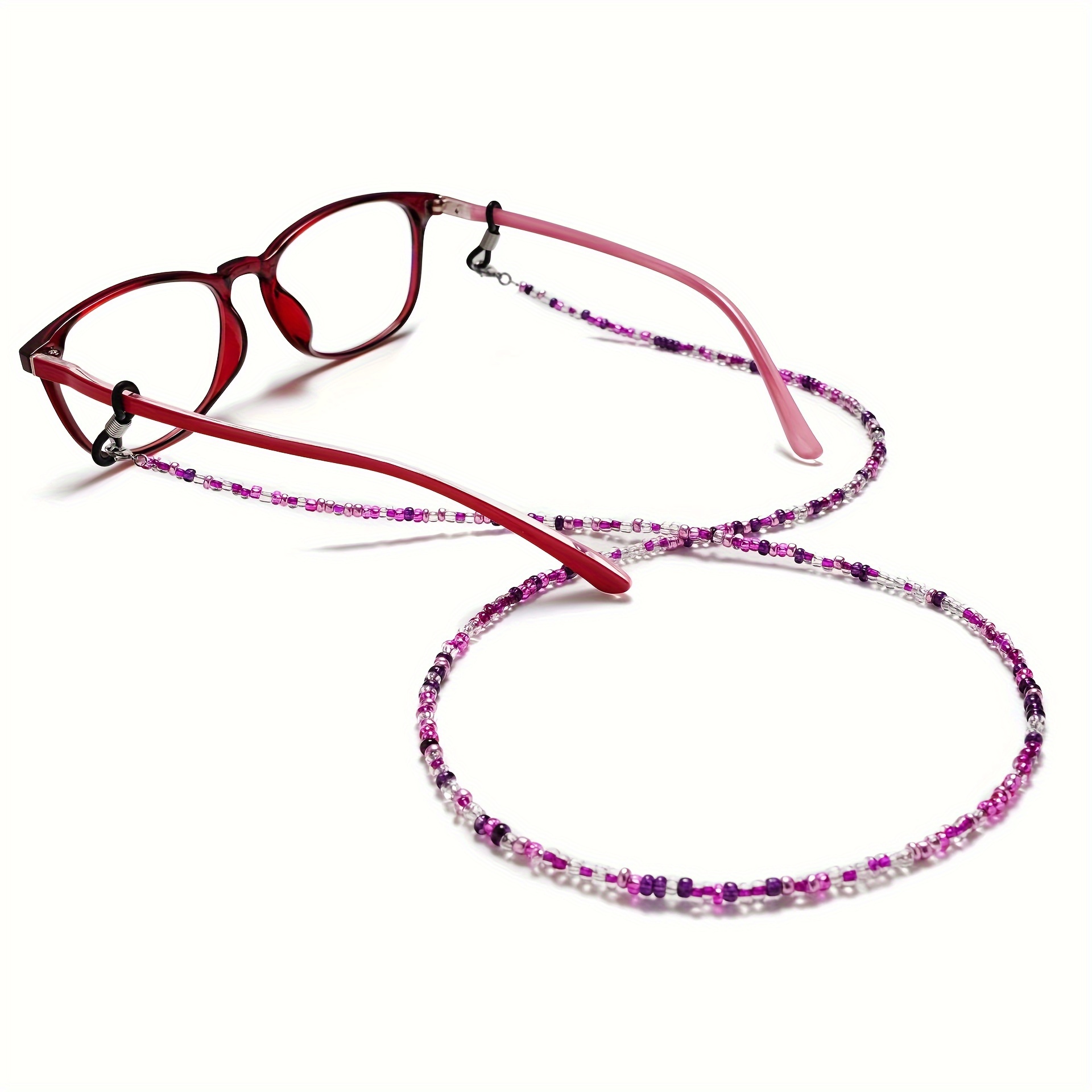Boho Beaded Glasses Lanyard St - Mask Lanyard Adjustable บทวิจารณ์และราคา