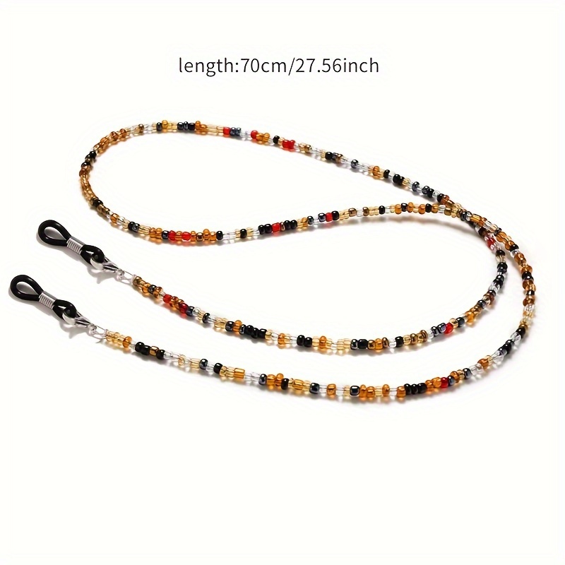 Boho Beaded Glasses Lanyard St - Mask Lanyard Adjustable บทวิจารณ์และราคา