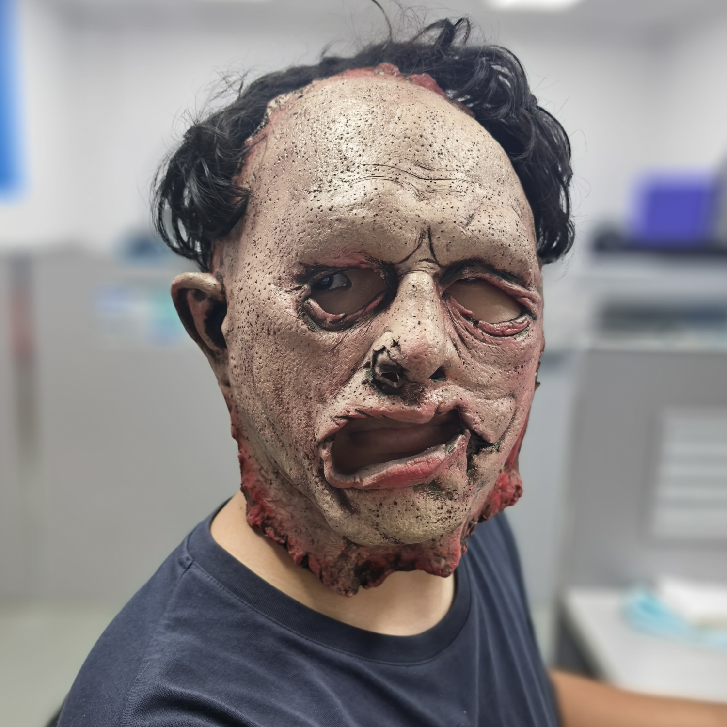 Half Face Skinned Rubber Blood - Respirator Half Face บทวิจารณ์และราคา
