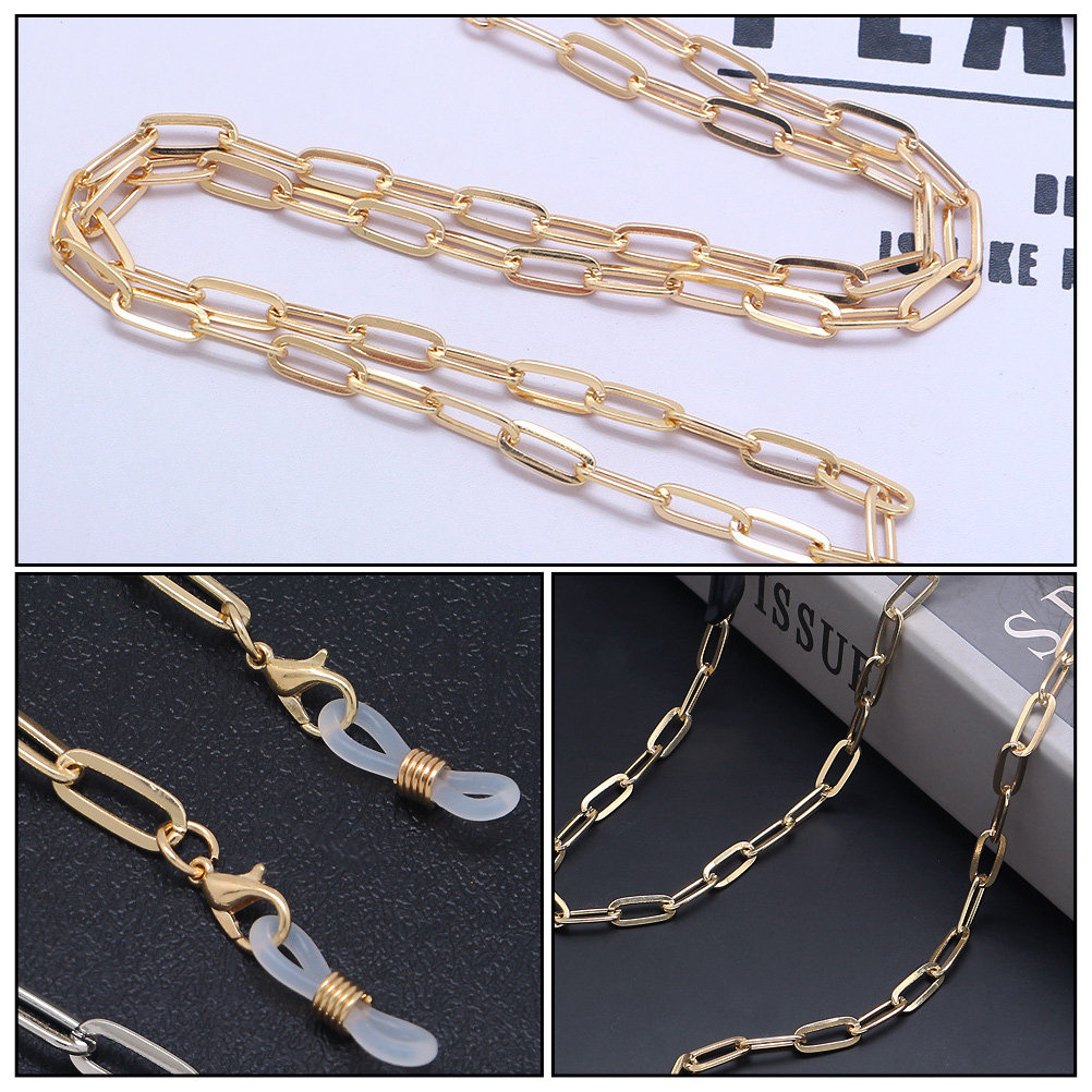 Gold Mask Lanyard Metal Face C - Mask Chain Holder บทวิจารณ์และราคา