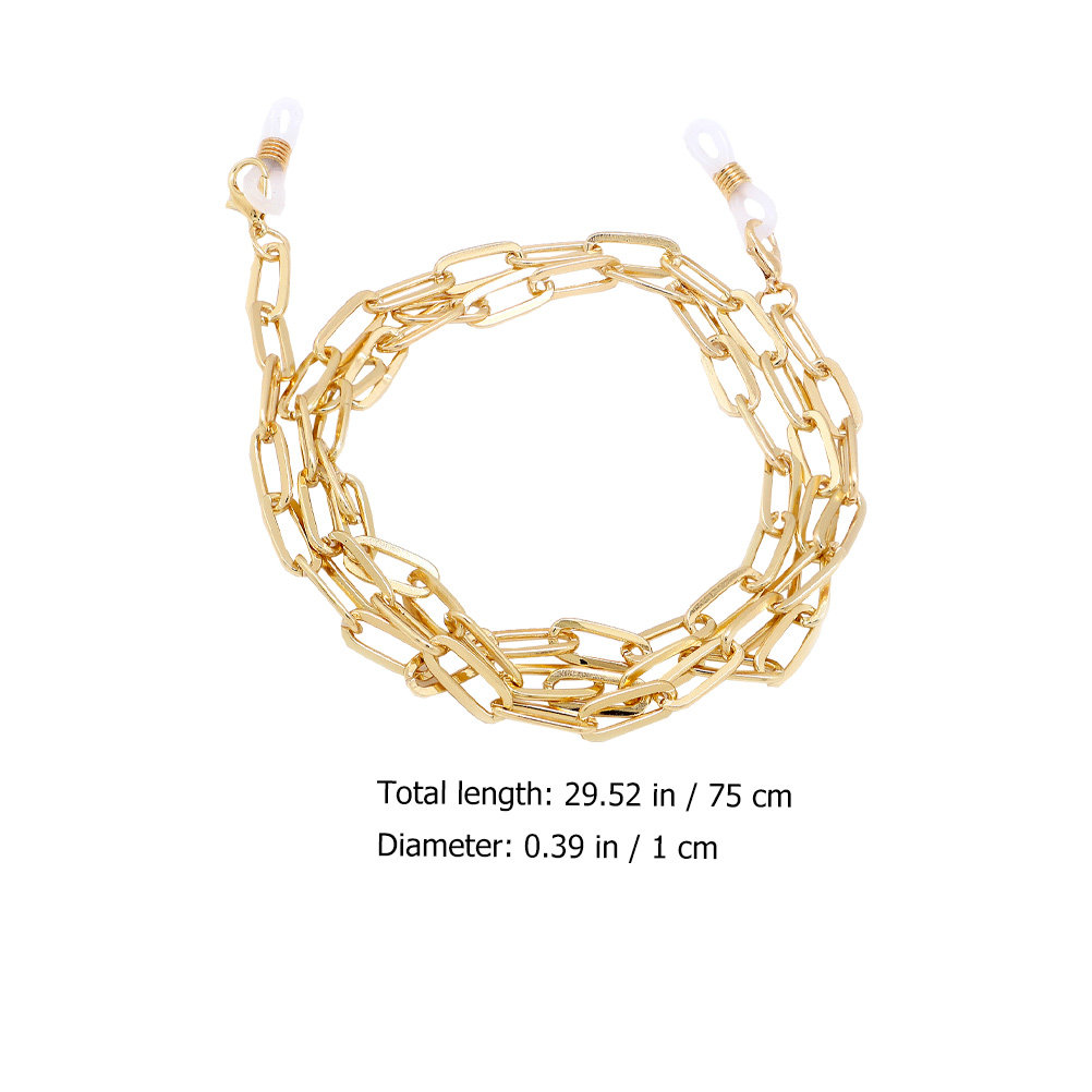 Gold Mask Lanyard Metal Face C - Mask Chain Holder บทวิจารณ์และราคา