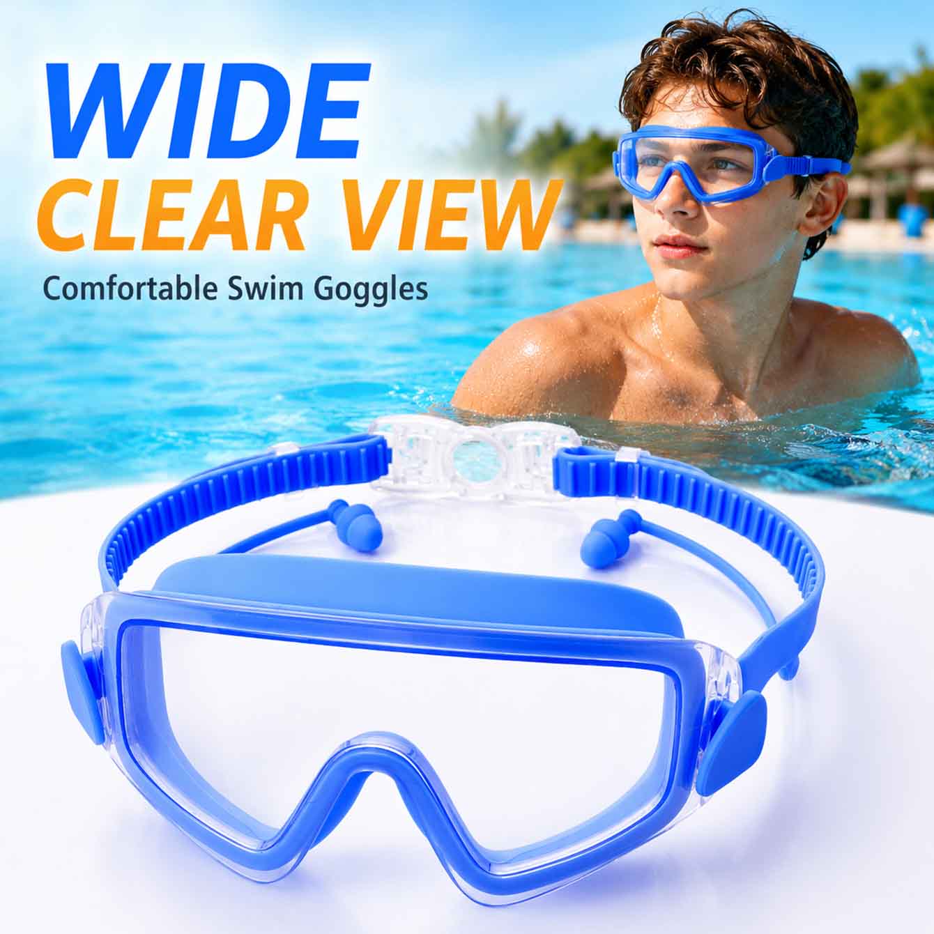 1PC Swim Goggles Snorkel Divin - Anti Pollution Mask บทวิจารณ์และราคา