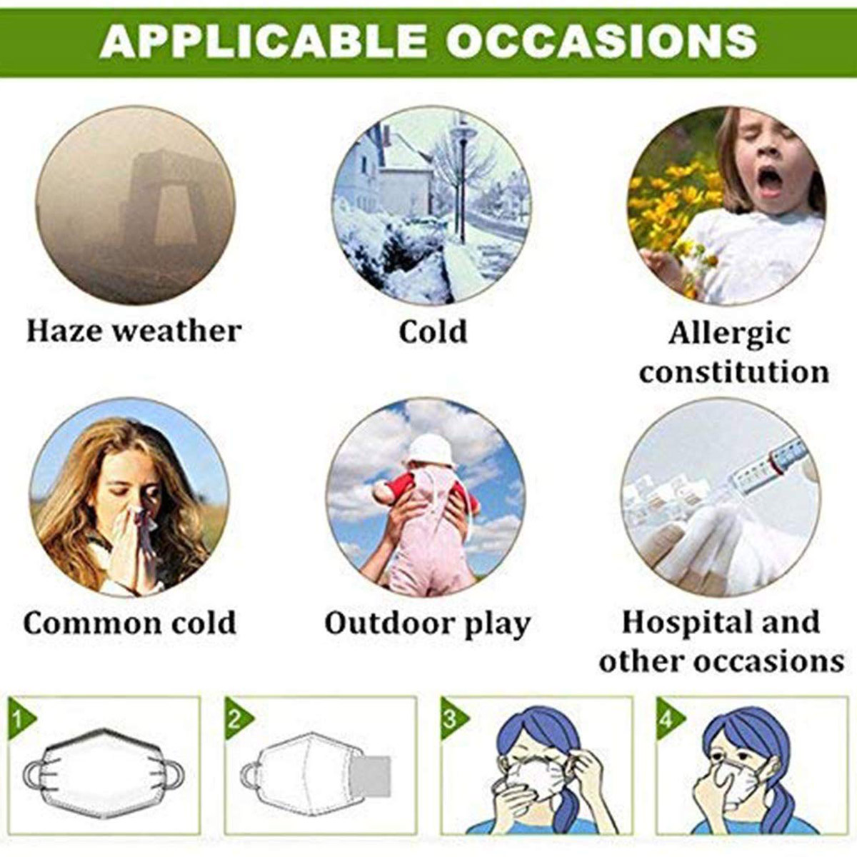 Adjustable Face Mask Anti-dust - Pm2.5 Filter Insert บทวิจารณ์และราคา