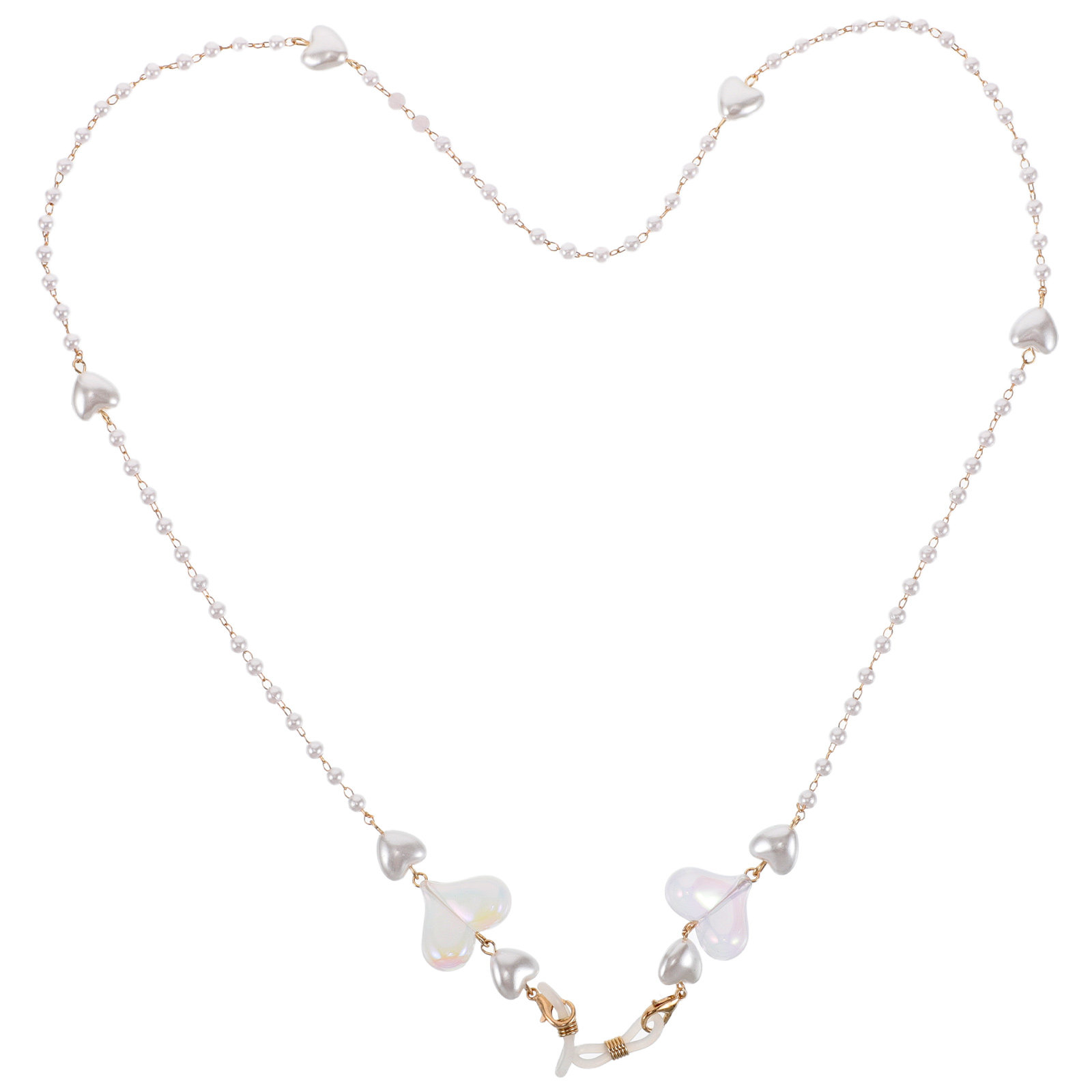 Peach Heart Mask Chain Stylish - Mask Chain Holder บทวิจารณ์และราคา