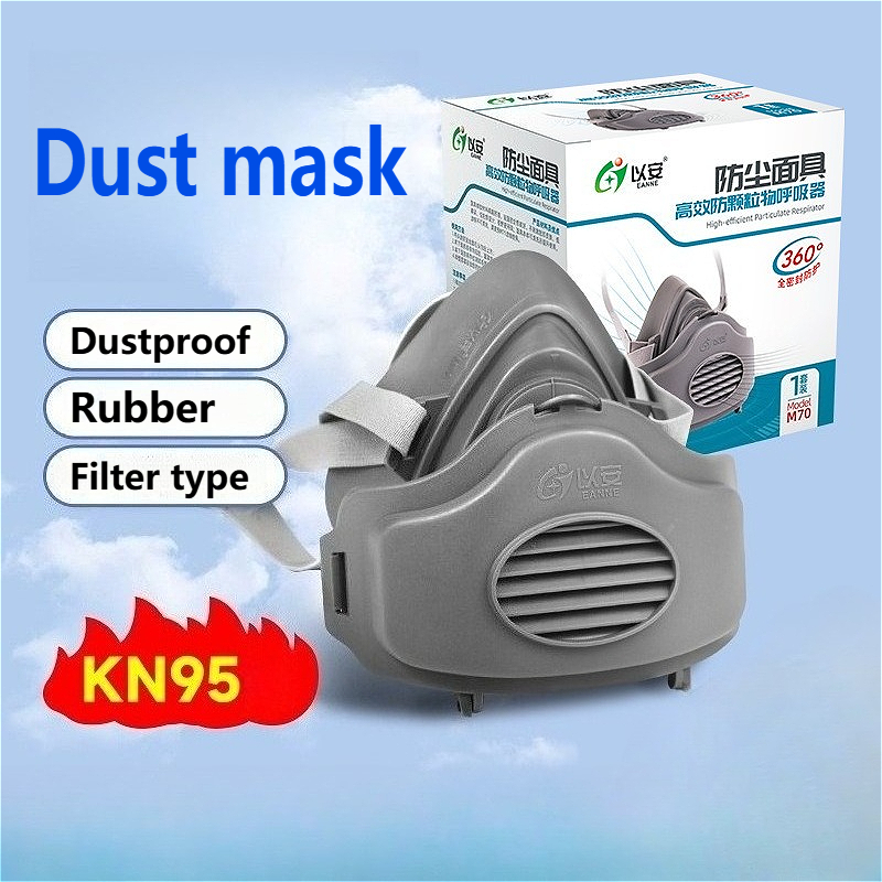 Half Face Dust Mask Dust Respi - Kn95 Respirator Mask บทวิจารณ์และราคา