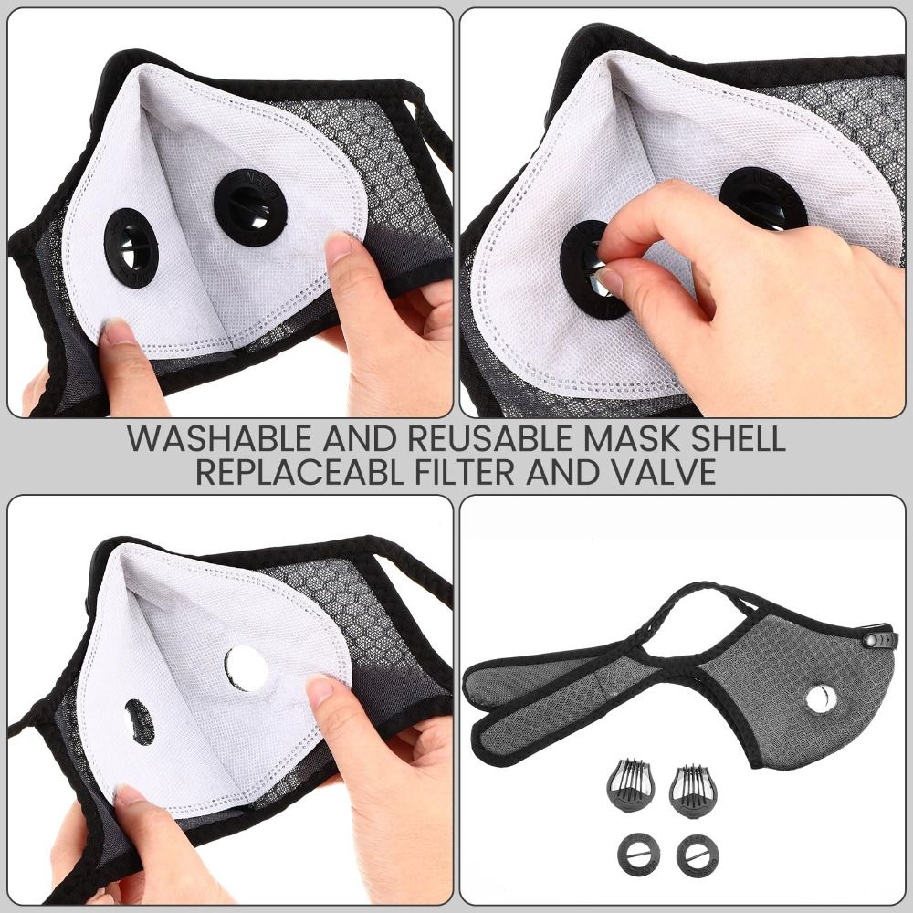 Breathable Ergonomic Dust Mask - Dust Mask Construction บทวิจารณ์และราคา