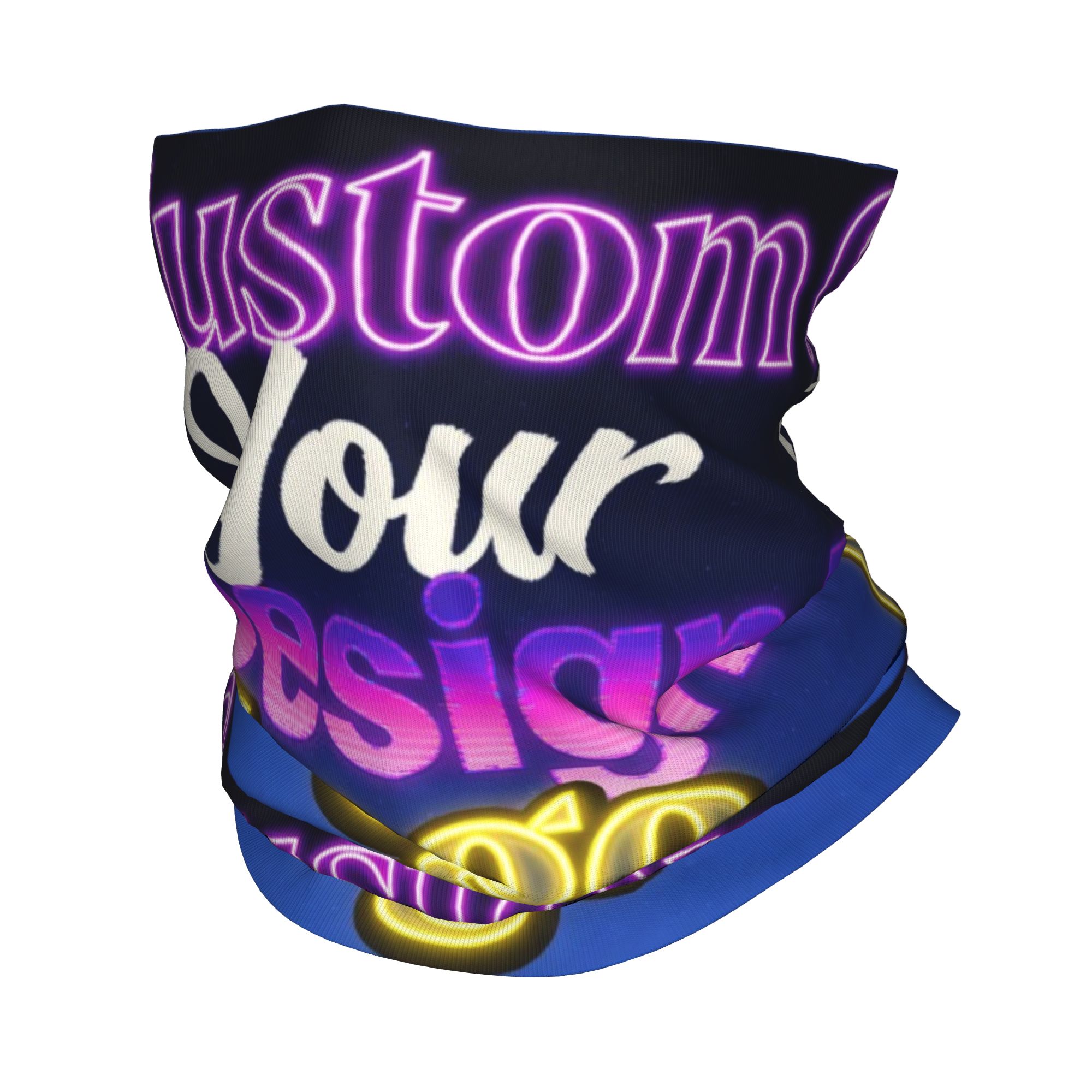 Custom Custom Your Design Logo - Neck Gaiter Face Cover บทวิจารณ์และราคา