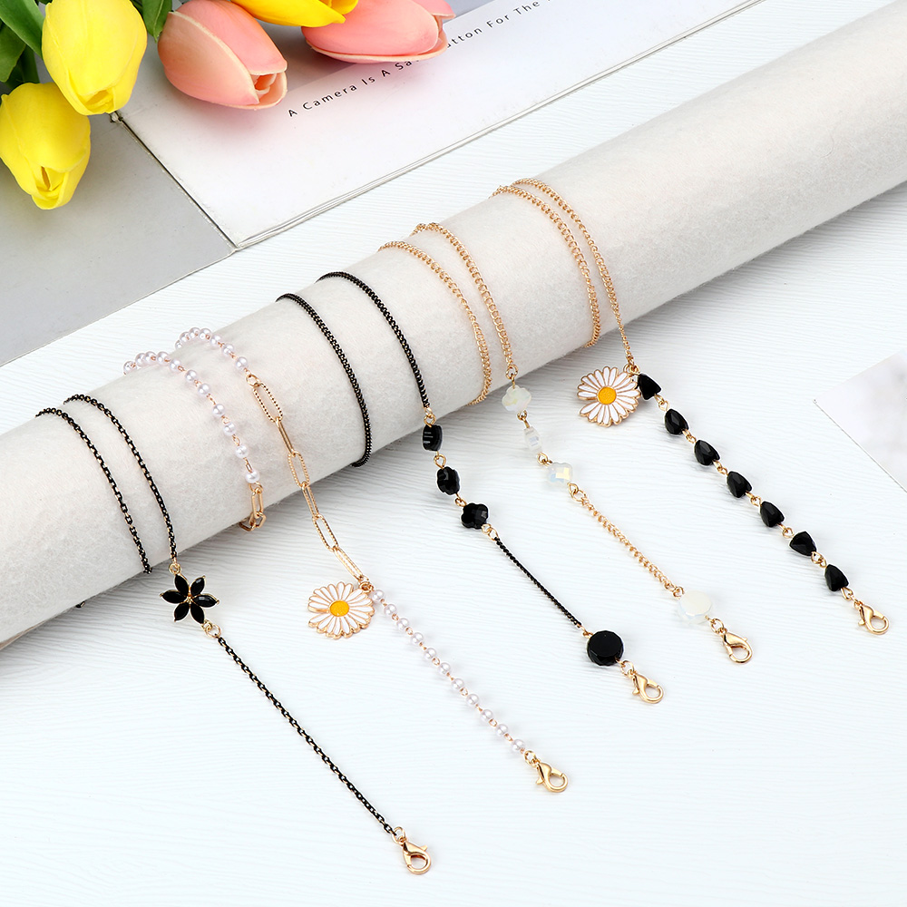 Fashion Women Anti-Lost Glasse - Mask Chain Holder บทวิจารณ์และราคา