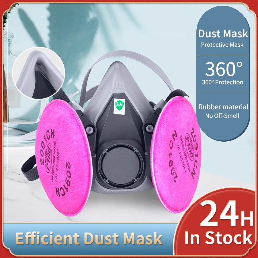 Protective Mask Dust Mask Spra - Dust Mask Construction บทวิจารณ์และราคา