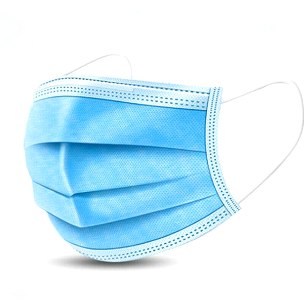 50piece Safe And Professional  - Disposable Mask Blue บทวิจารณ์และราคา