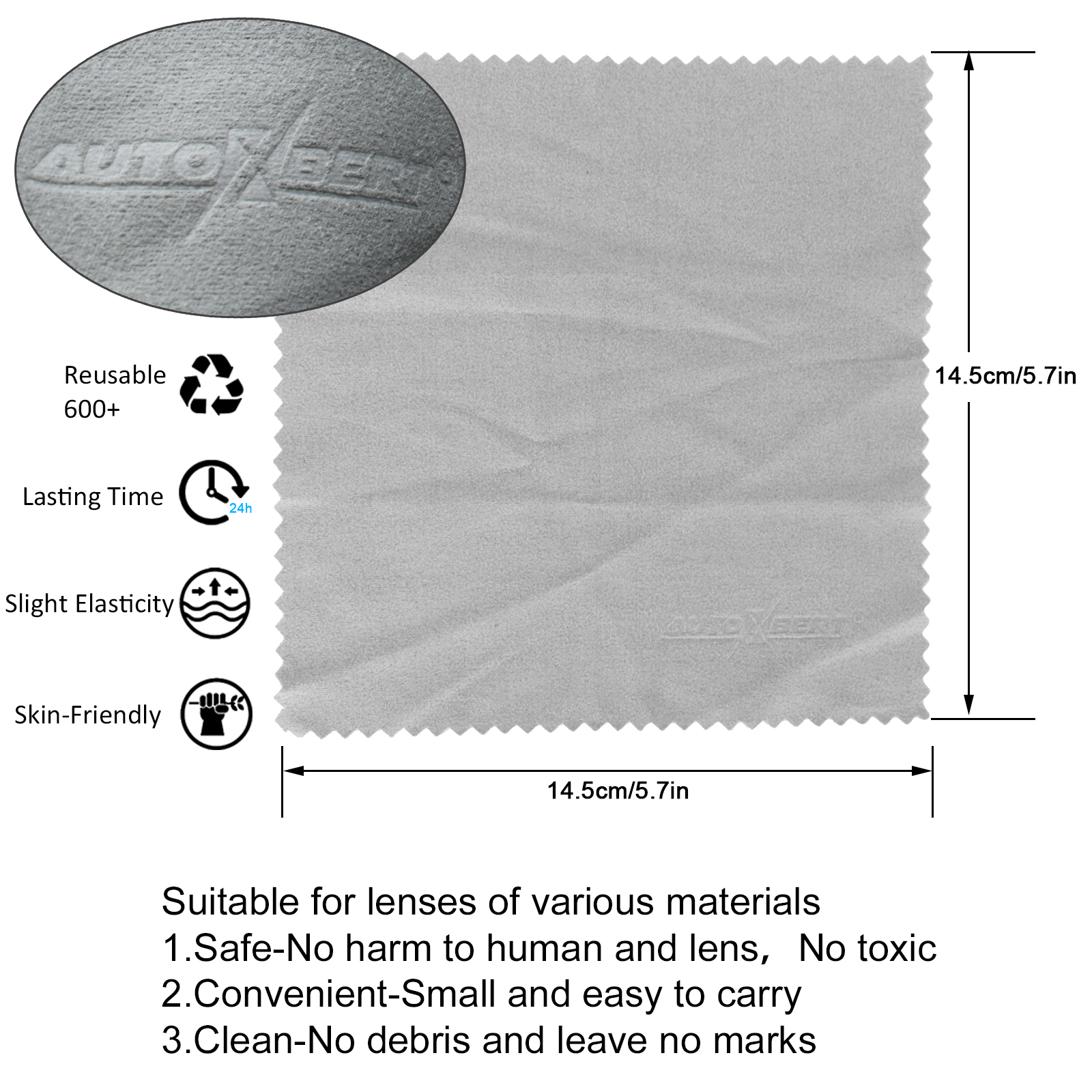 Reusable Anti-Fog Lens Wipes A - Anti Pollution Mask บทวิจารณ์และราคา