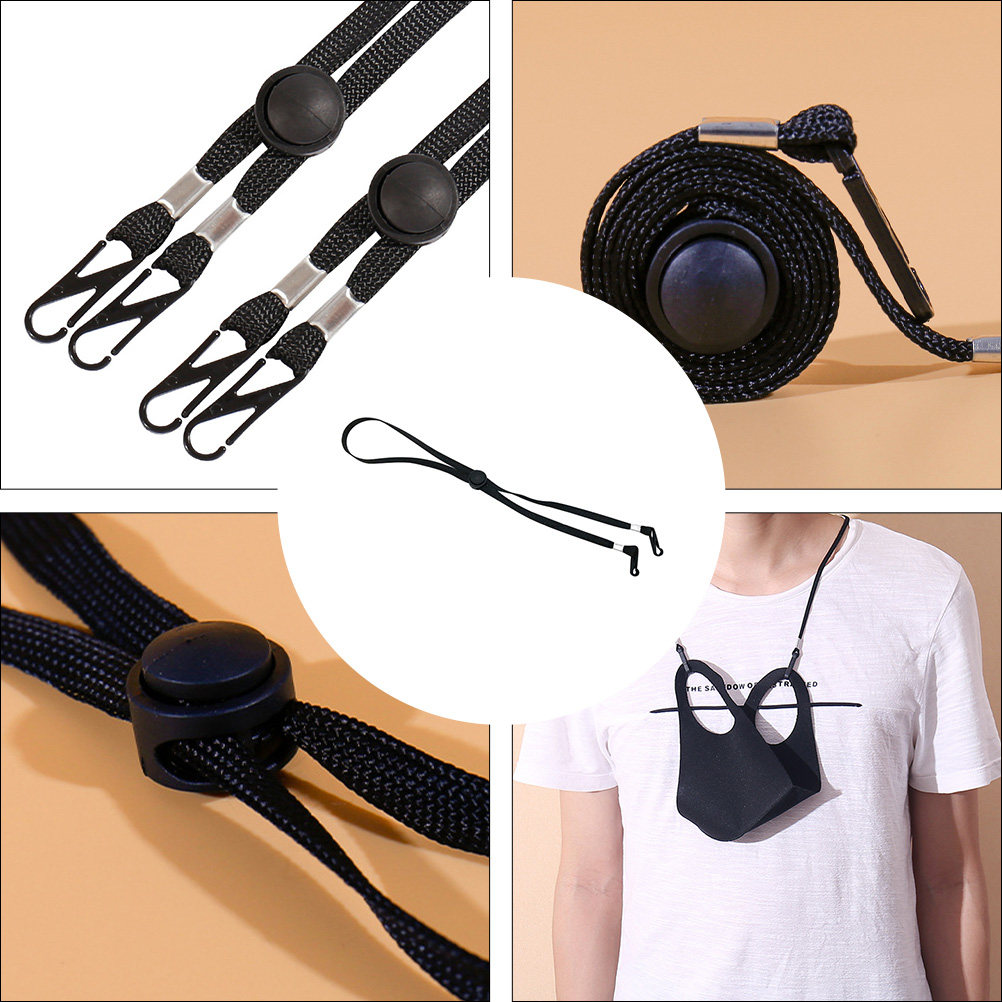 12Pcs Anti-Fall Face Mask Lany - Mask Ear Saver Strap บทวิจารณ์และราคา
