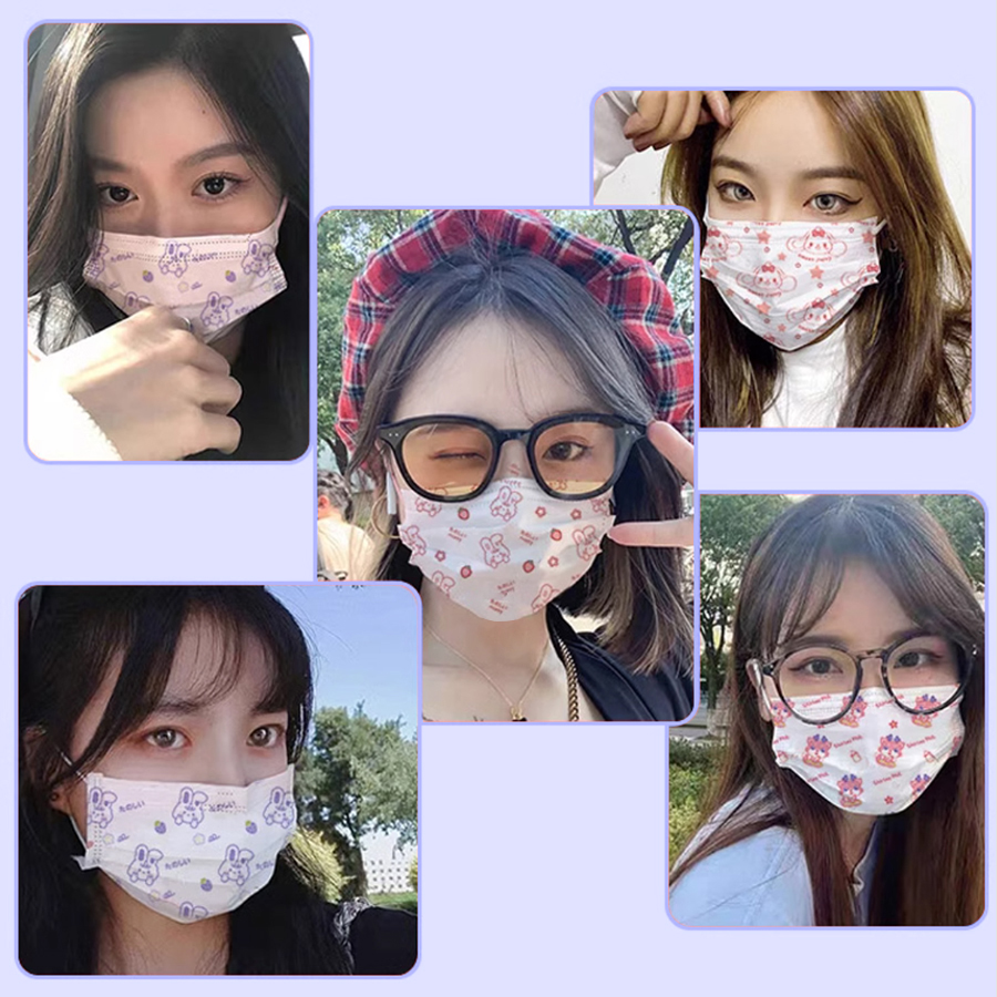 Cartoon Face Mask Adult Childr - Kids Face Mask บทวิจารณ์และราคา
