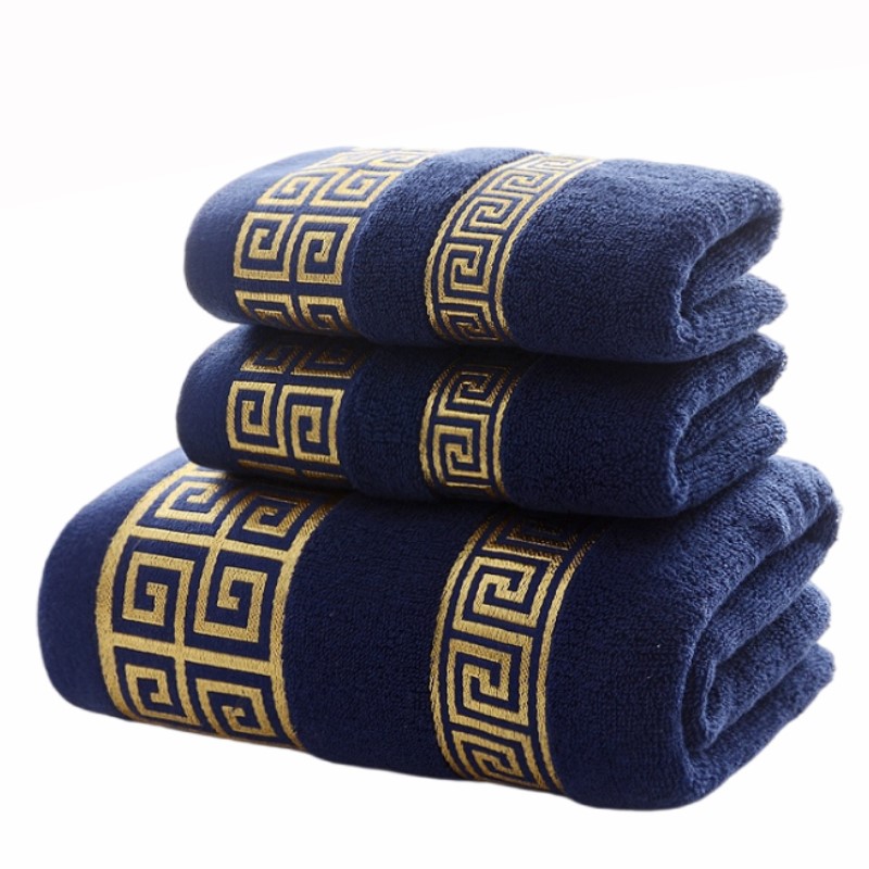 Set of 3 Cotton Bathroom Towel - Cloth Face Mask Washable บทวิจารณ์และราคา
