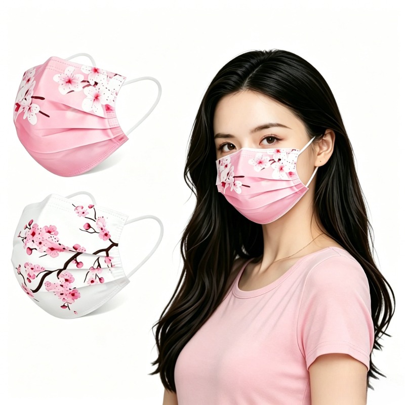 10pcs Floral Star Print Face M - Cloth Face Mask Washable บทวิจารณ์และราคา