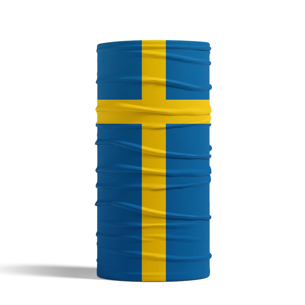 Sweden Flag Printed Bandana He - Neck Gaiter Face Cover บทวิจารณ์และราคา