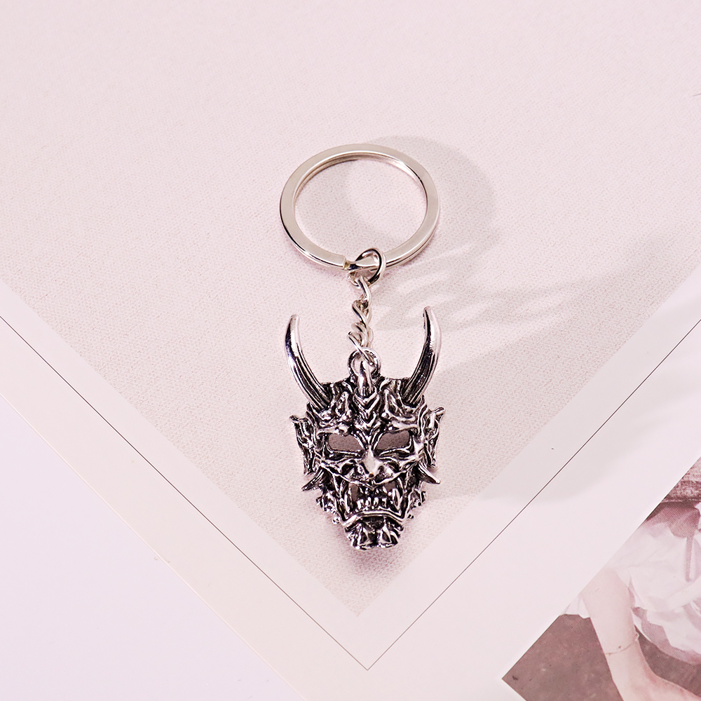 1 piece samurai keychain Japan - Mask Chain Holder บทวิจารณ์และราคา