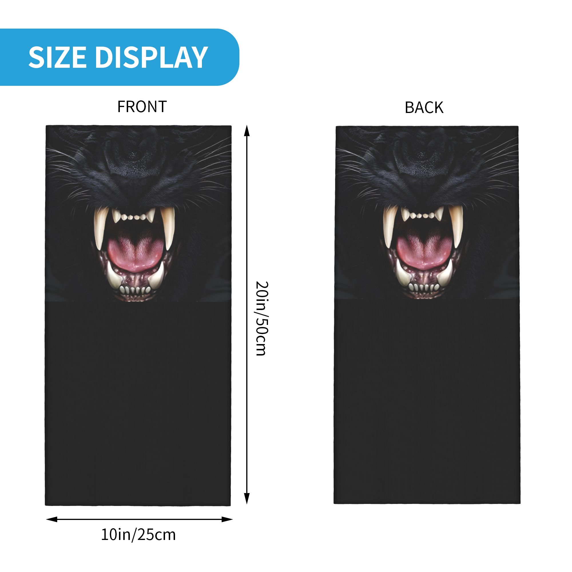 Custom Black Panther Animal He - Neck Gaiter Face Cover บทวิจารณ์และราคา