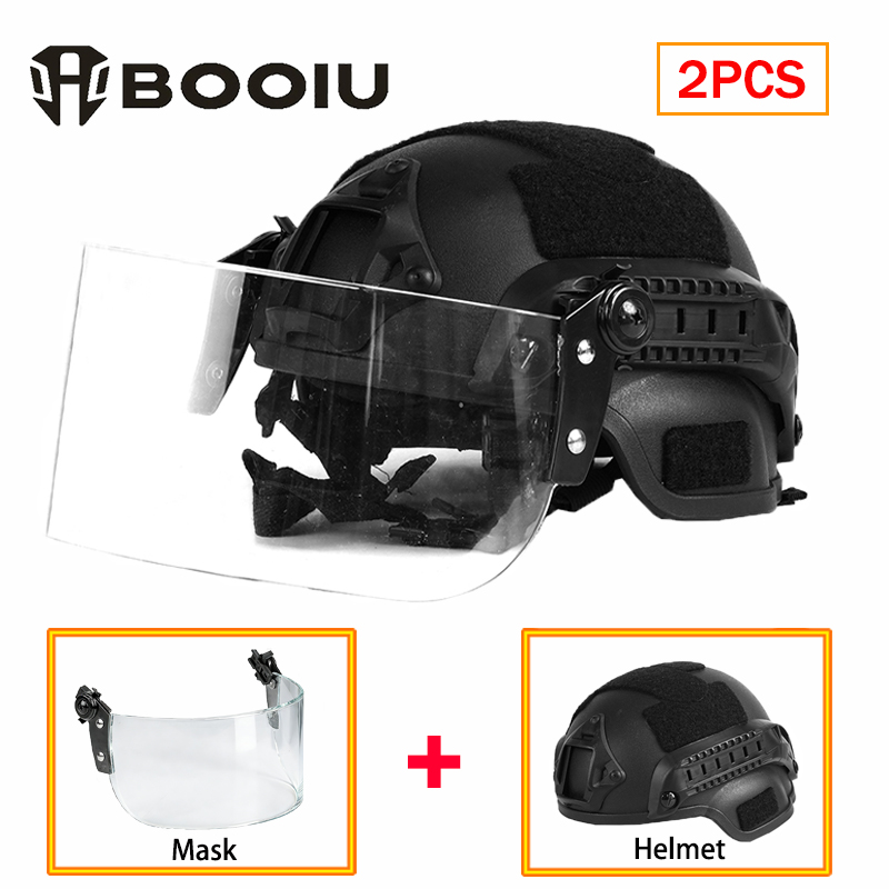 BOOIU New Tactical Helmet Face - Kids Face Mask บทวิจารณ์และราคา