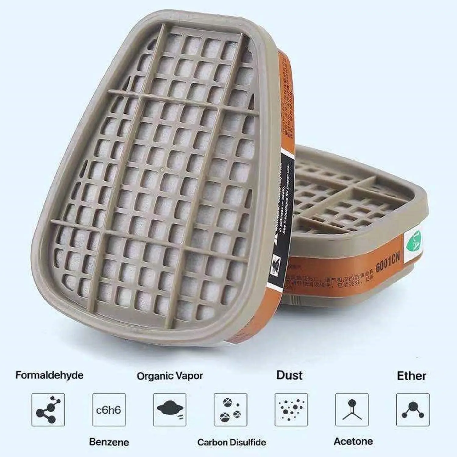 Activated Carbon 6001 Cartridg - Dust Mask Construction บทวิจารณ์และราคา