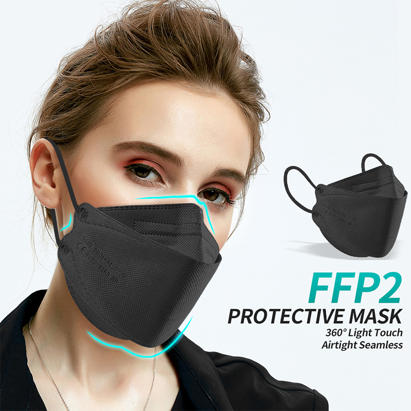 10-200pcs ffp2 mascarillas CE  - Anti Pollution Mask บทวิจารณ์และราคา