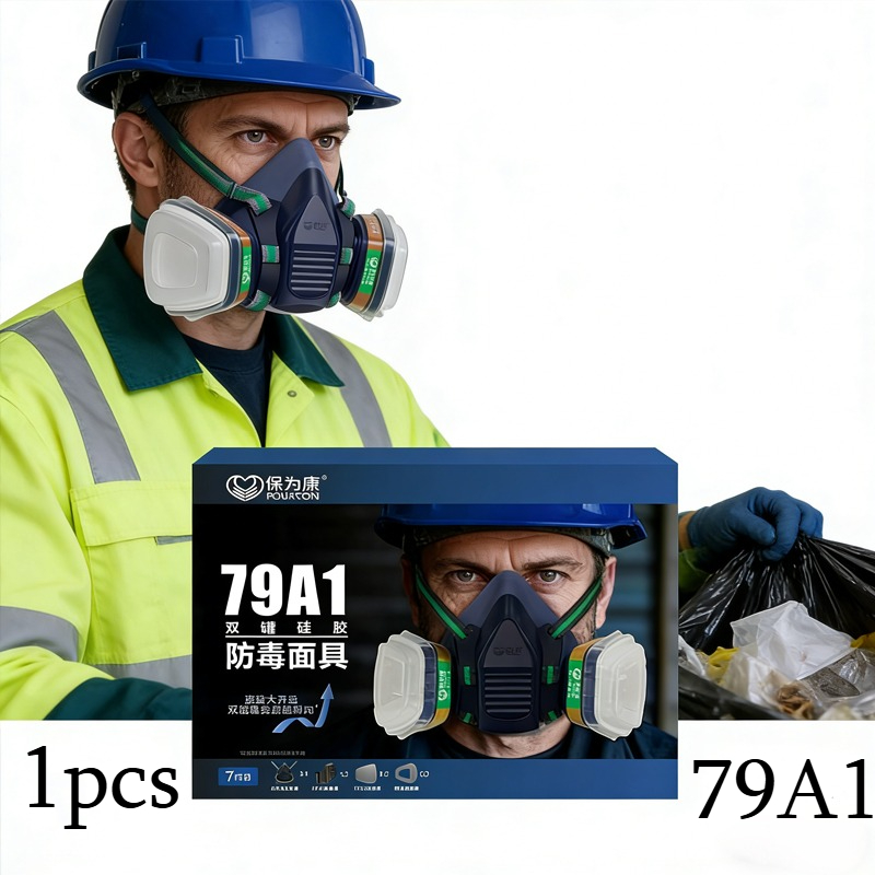 Gas Mask Half Full Face Protec - Respirator Half Face บทวิจารณ์และราคา