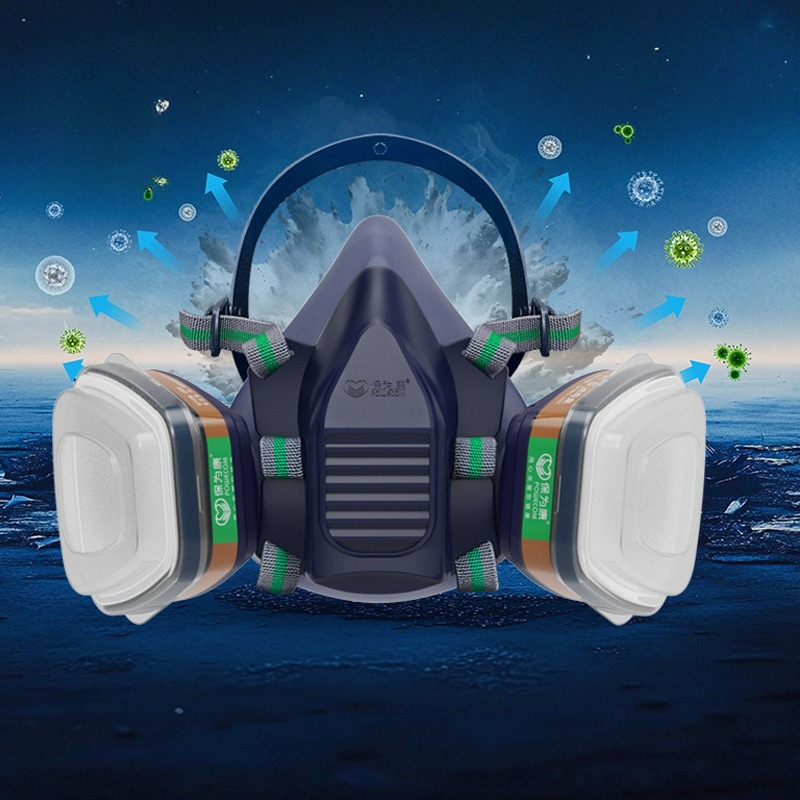 Gas Mask Half Full Face Protec - Respirator Half Face บทวิจารณ์และราคา