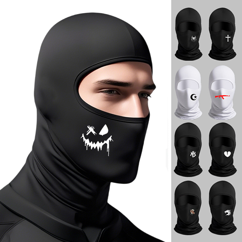 2pcs Set  Unisex Balaclava Cap - Black Face Mask Pack บทวิจารณ์และราคา