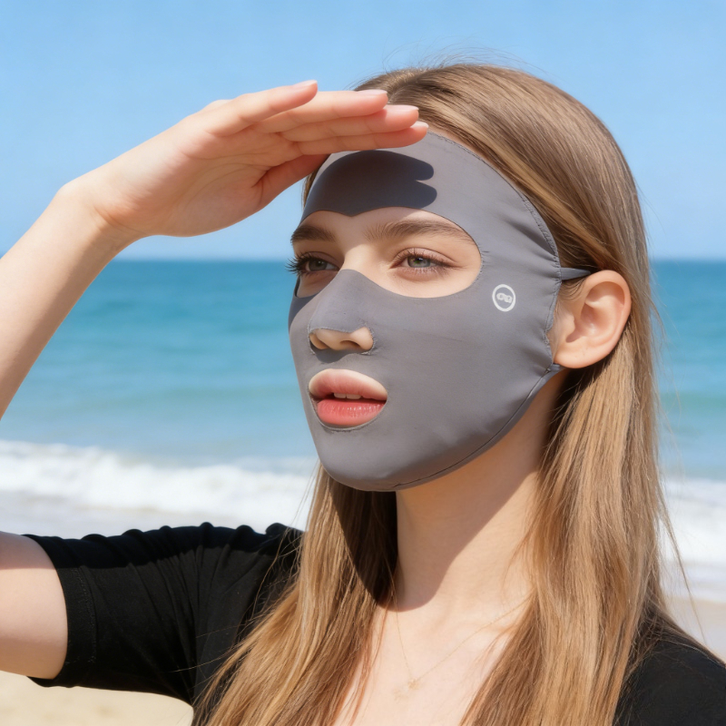 Summer Full Face Sunscreen Mas - Sports Mask Breathable บทวิจารณ์และราคา