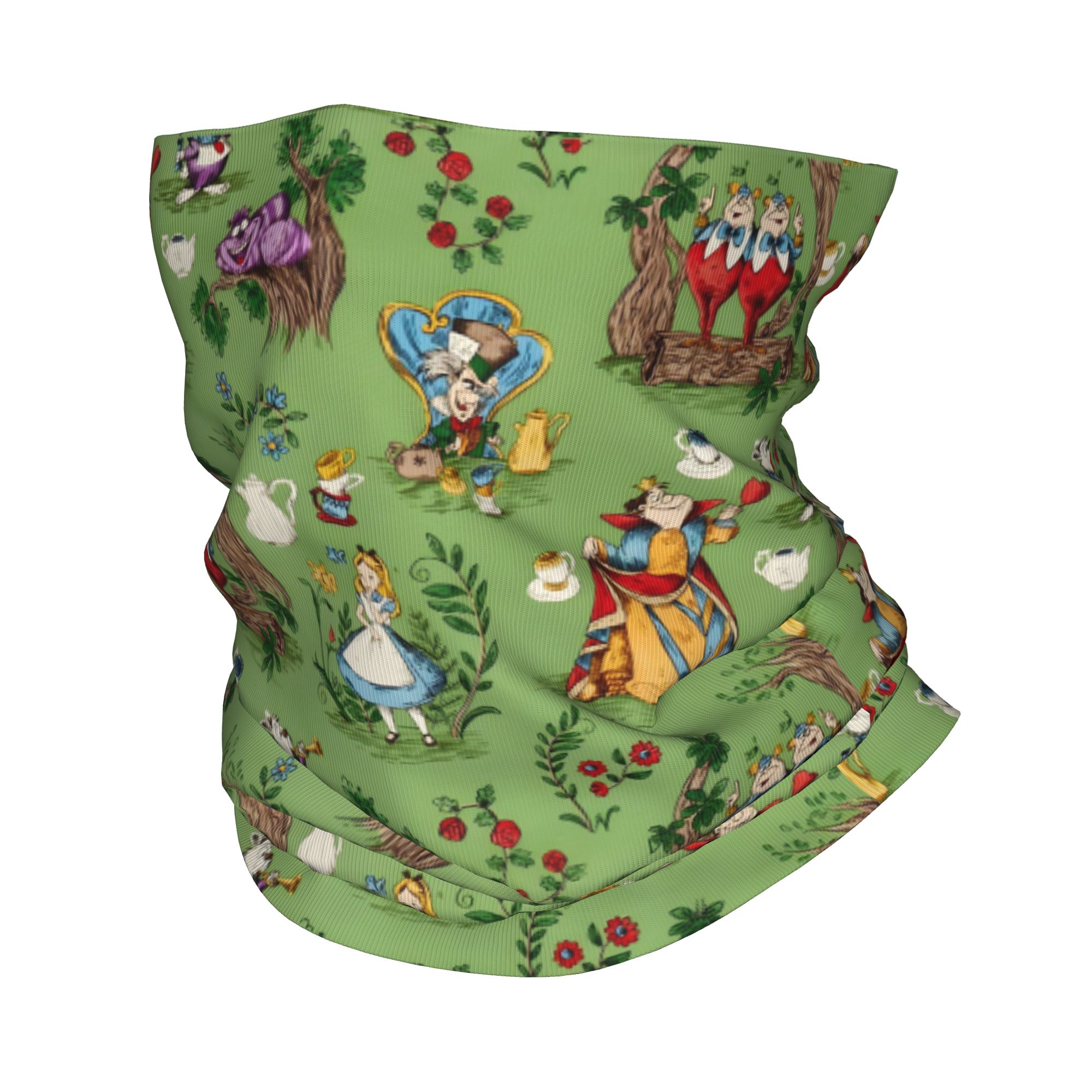 Custom A-Alice in W-Wonderland - Neck Gaiter Face Cover บทวิจารณ์และราคา