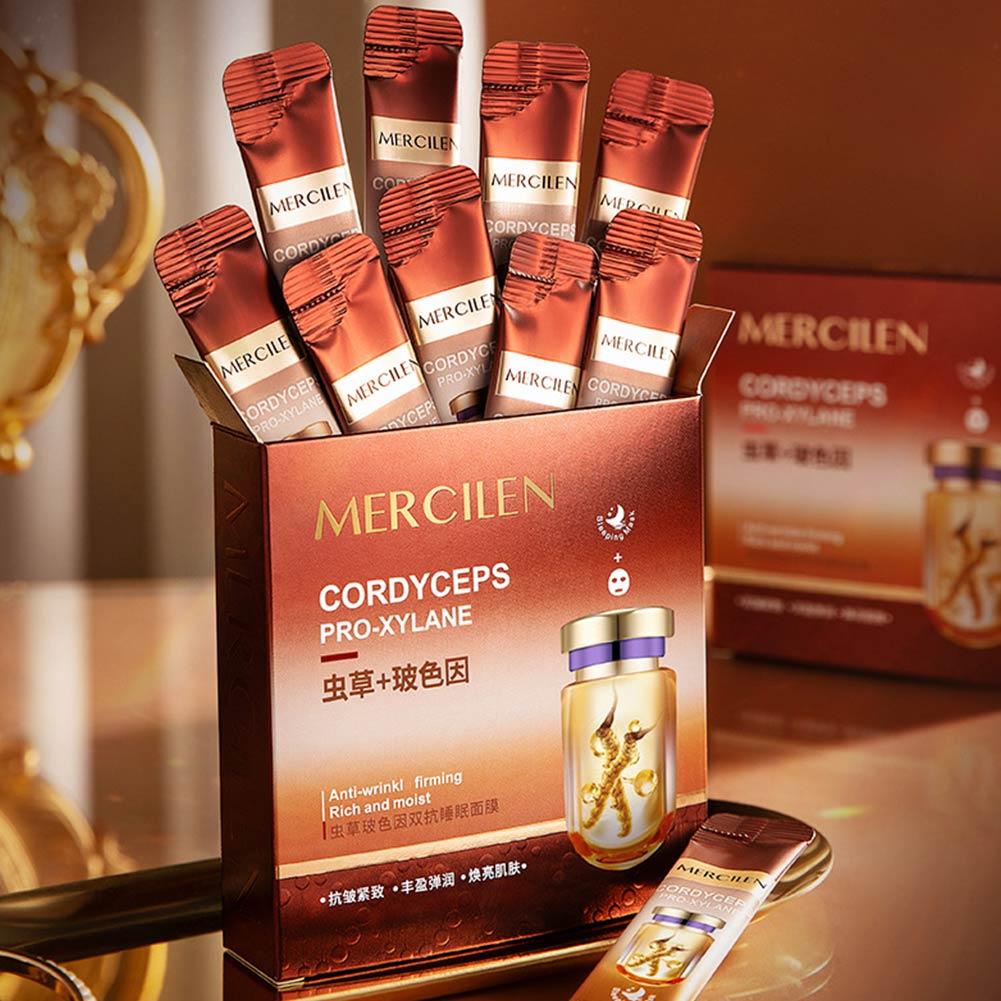 20PCS/box Mercilen Cordyceps P - Face Mask Storage Box บทวิจารณ์และราคา