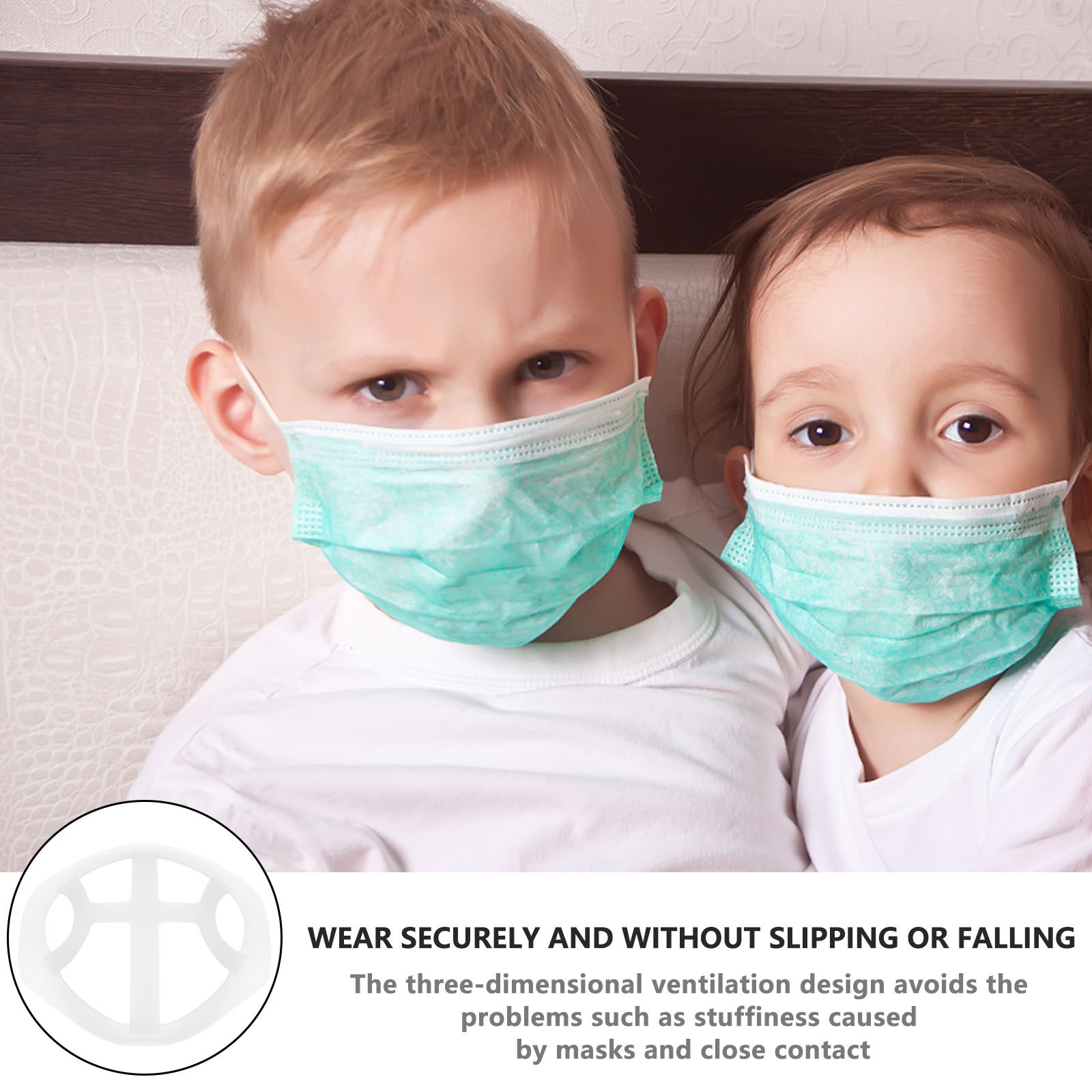 5Pcs Mask Breathing Bracket Re - Silicone Mask Bracket บทวิจารณ์และราคา