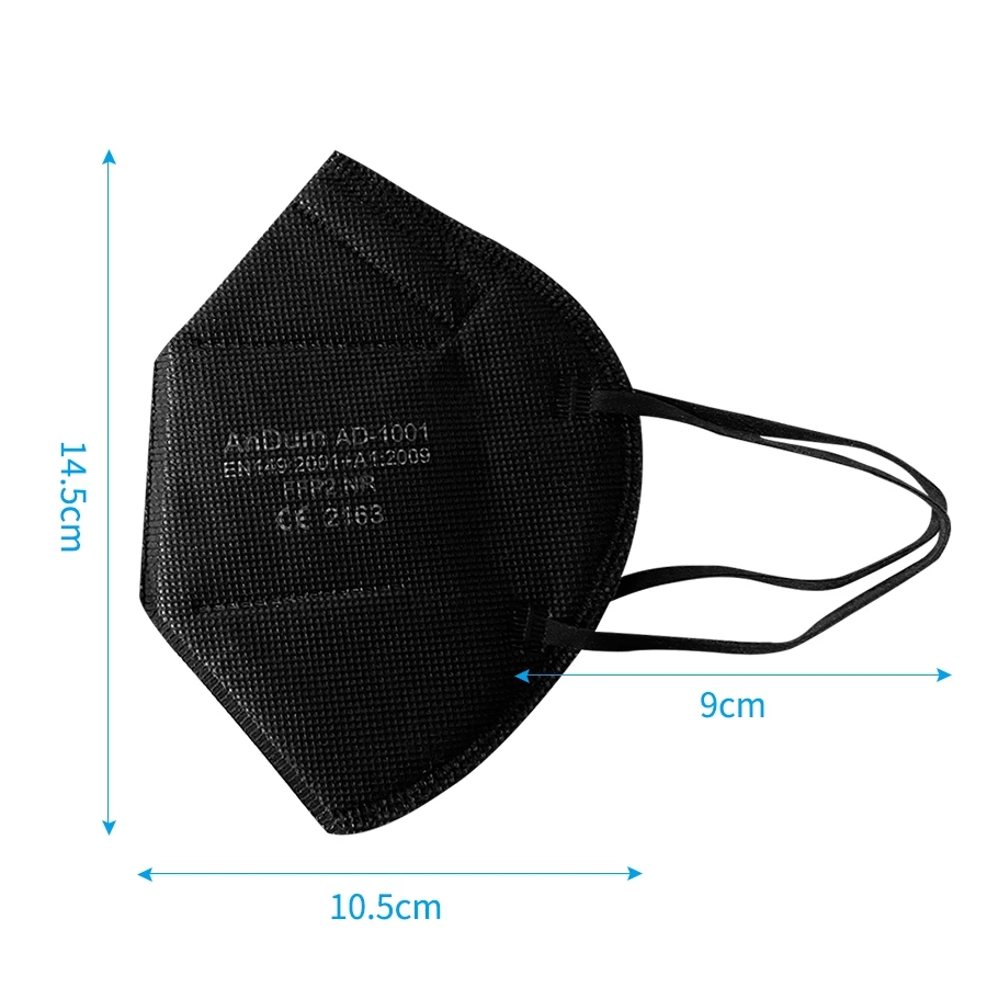 10PCS FFP2 Mask CE Approved Fi - Respirator Half Face บทวิจารณ์และราคา