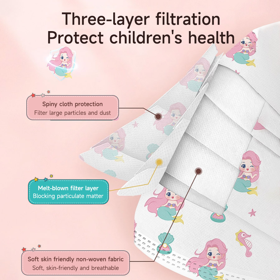 30pcs 3D Face Mask Children Di - Kids Face Mask บทวิจารณ์และราคา