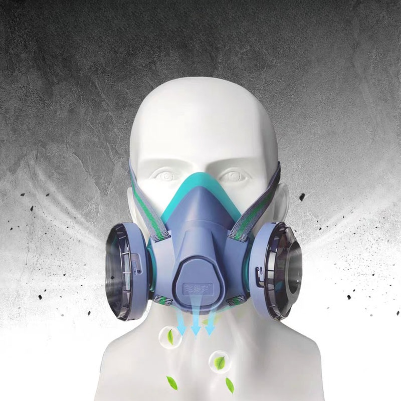 Dual Filter Silicone Half Face - Kn95 Respirator Mask บทวิจารณ์และราคา
