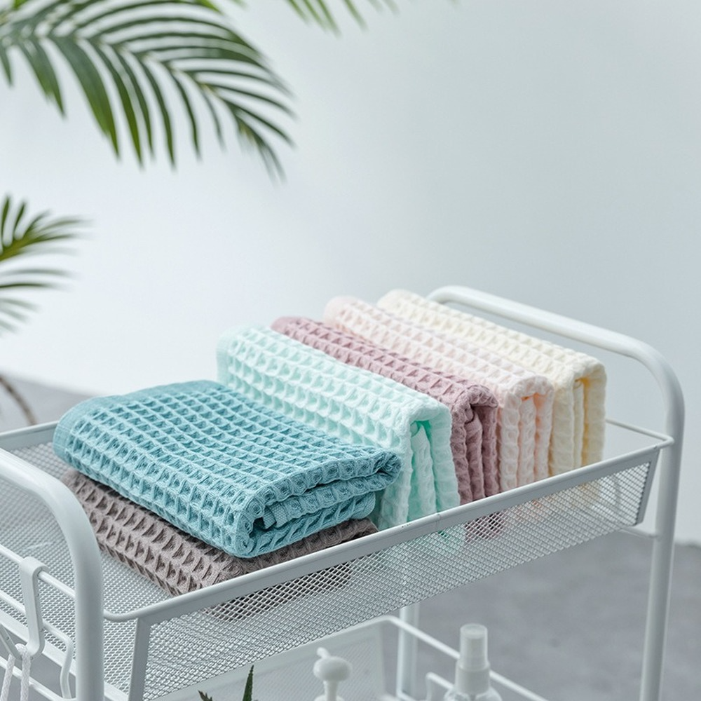 1Pcs Waffle Soft Face Towels f - Cloth Face Mask Washable บทวิจารณ์และราคา