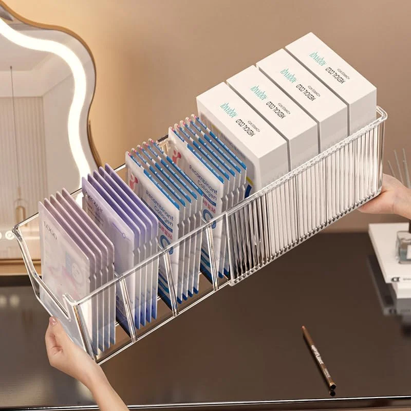 Extendable Acrylic Makeup Orga - Face Mask Storage Box บทวิจารณ์และราคา