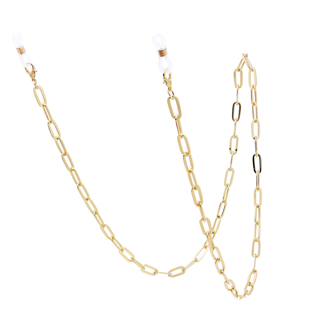 Gold Face Mask Lanyard Metal P - Mask Chain Holder บทวิจารณ์และราคา