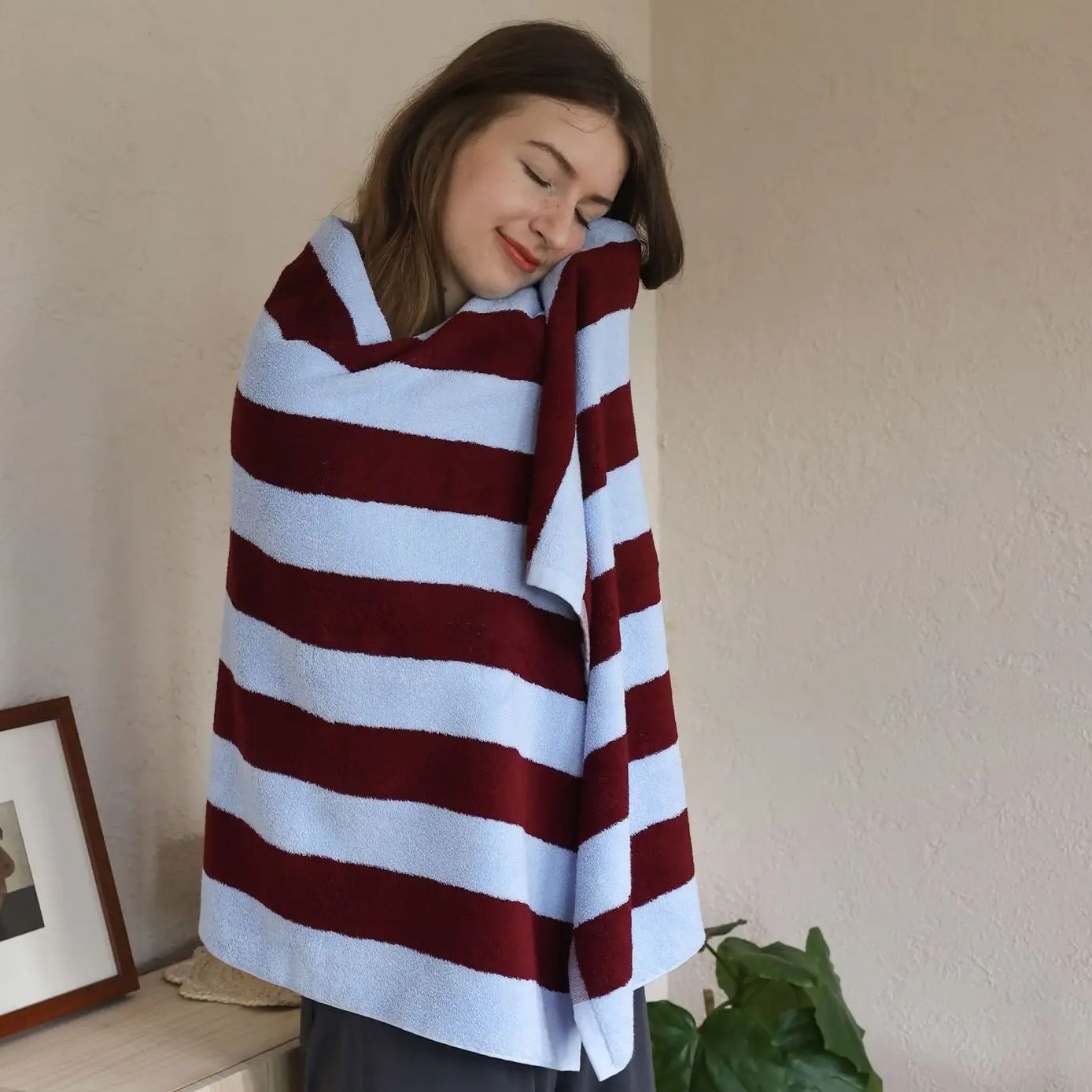 Retro Striped Pure Cotton Towe - Cloth Face Mask Washable บทวิจารณ์และราคา