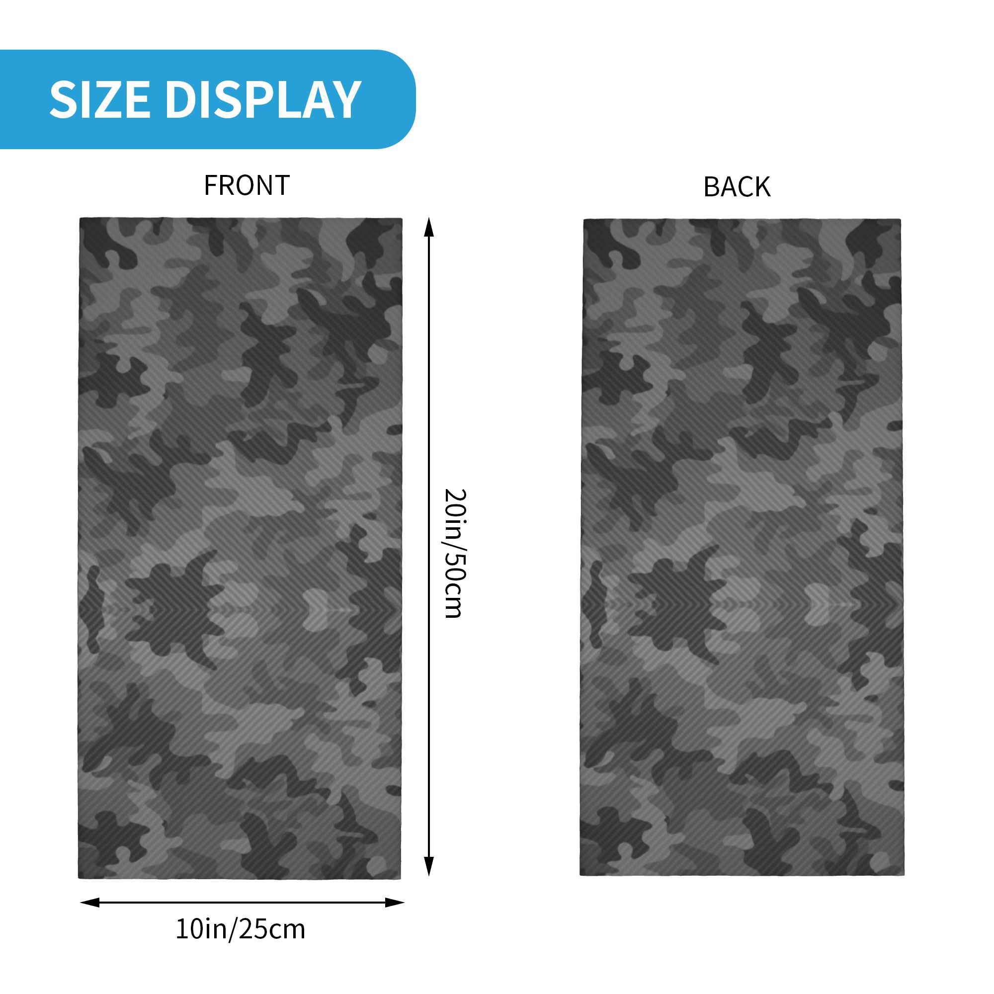 Custom Carbon Camo Bandana Nec - Neck Gaiter Face Cover บทวิจารณ์และราคา