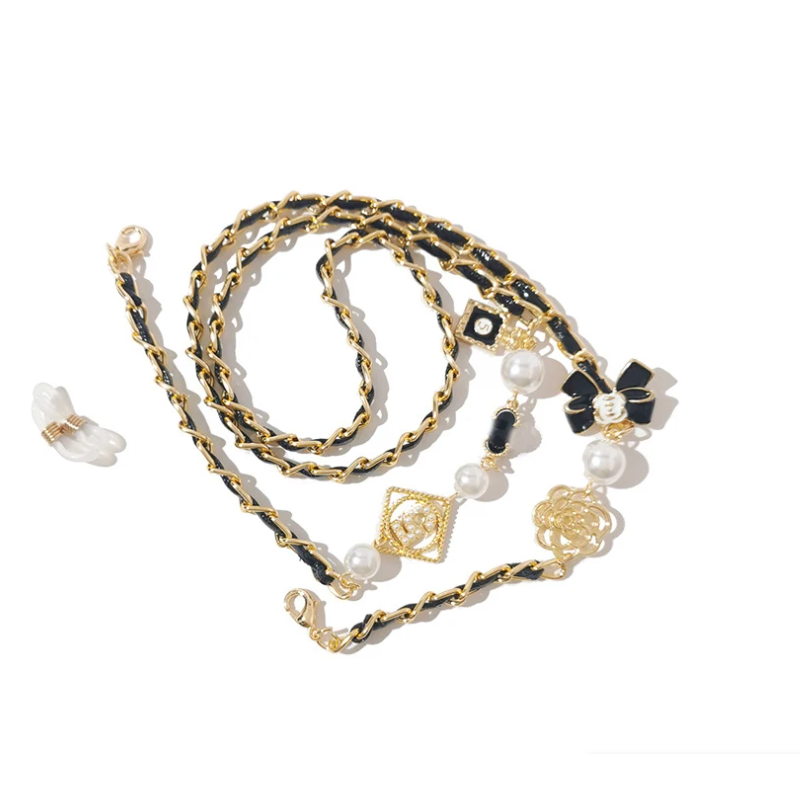 Vintage Pearl Glasses Chain An - Mask Chain Holder บทวิจารณ์และราคา