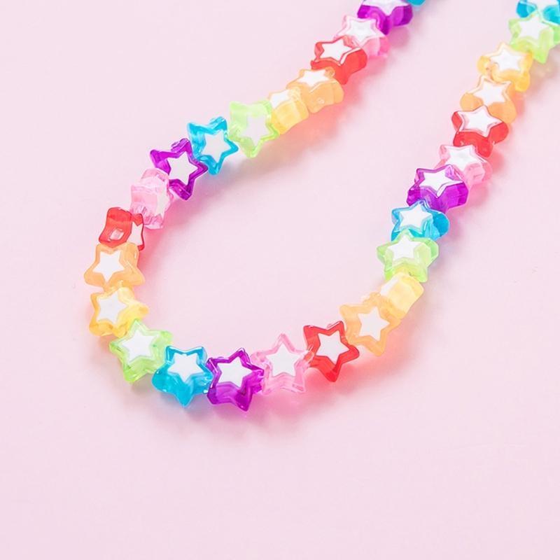 A52E Kids Acrylic Rainbow Colo - Mask Chain Holder บทวิจารณ์และราคา